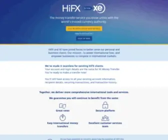 Hifx.com.au(HiFX Pty Ltd) Screenshot