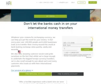 Hifx.com(International money transfer) Screenshot