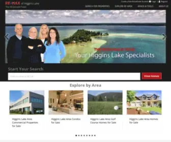 Higginslakehomes.com(Higgins Lake Homes) Screenshot