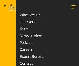 Higginsonstrategy.com(Higginson Strategy) Screenshot