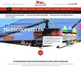 High-Clean.com(Telescoopstelen en telescoopborstel kopen bij) Screenshot