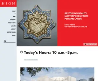 High.org(The high museum of art) Screenshot
