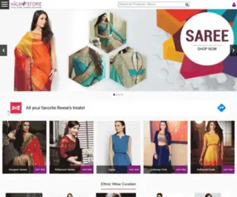 High5Store.com(Indian Ethnic & Western Wear for Women & Men) Screenshot