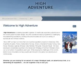 Highadventure.org.uk(High Adventure) Screenshot