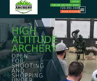 Highaltitudearchery.com(High Altitude Archery) Screenshot