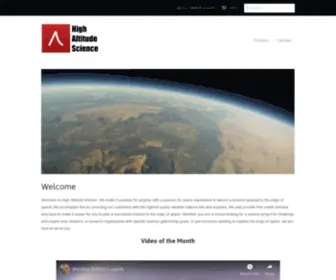 Highaltitudescience.com(High Altitude Science) Screenshot