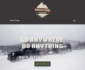 Highaltitudetrailer.com(High Altitude Trailer Co) Screenshot