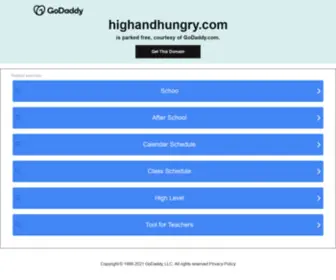 Highandhungry.com(Highandhungry) Screenshot