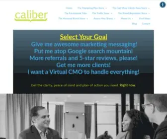 Highcaliberbranding.com(Caliber Brand Strategy) Screenshot