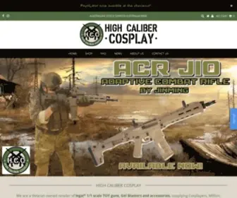 Highcalibercosplay.com.au(MilSim Supply Australia) Screenshot