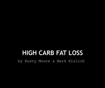 Highcarbfatloss.com(A high carb low) Screenshot