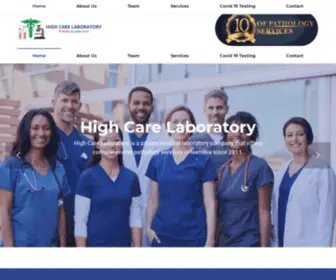 Highcarelab.com(Precise to save lives) Screenshot