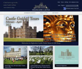 Highclerecastleshop.co.uk(Highclere Castle Online Ticket Sales and Gift Shop) Screenshot