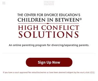 Highconflictsolutions.com(High Conflict Solutions) Screenshot