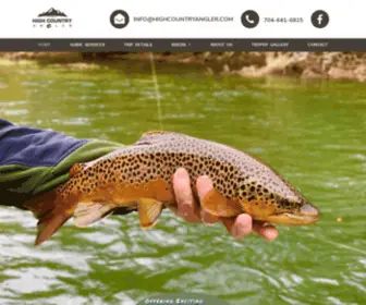 Highcountryangler.com(Tennessee fly fishing guides) Screenshot