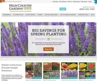 Highcountrygardens.com(At High Country Gardens our mission) Screenshot
