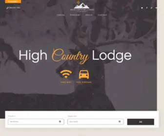 Highcountrylodge.net(High Country Lodge) Screenshot