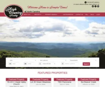 Highcountryrealtync.com(High Country Realty) Screenshot