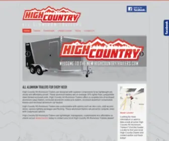 Highcountrytrailers.com Screenshot
