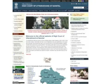 Highcourtofuttarakhand.gov.in(HIGH COURT OF UTTARAKHAND) Screenshot