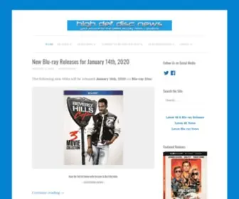 Highdefdiscnews.com(Blu-ray Disc and 4K UHD Blu-ray News, Reviews, Screenshots, Release Dates) Screenshot