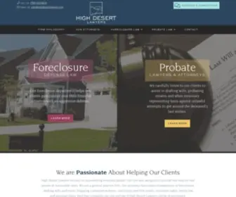 Highdesertlawyers.com(High Desert Lawyers) Screenshot