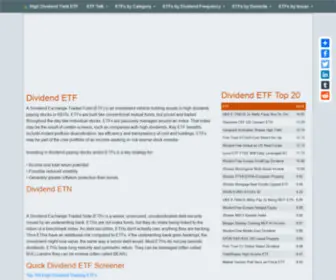 Highdividendyieldetf.com(High Dividend Yield ETF) Screenshot