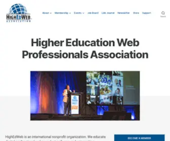 Highedweb.org(HighEdWeb Association) Screenshot