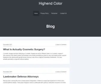 Highend-Color.com(Highend Color) Screenshot