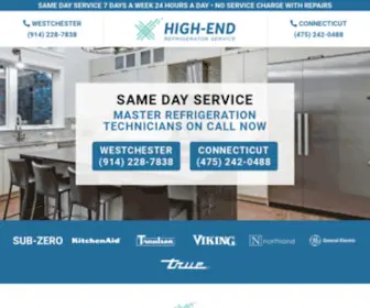 Highendwestchesterrefrigeratorrepair.com(High-End & Sub-Zero Fridge Repair Westchester County & Greenwich CT) Screenshot