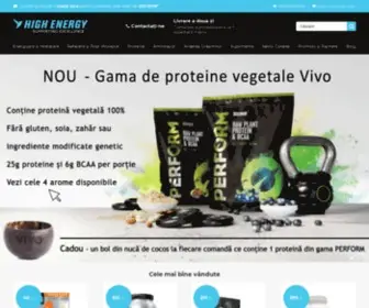 Highenergy.ro(Suplimente Nutritive de Top) Screenshot