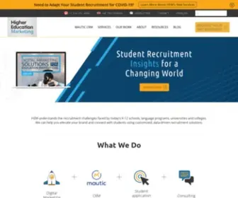 Higher-Education-Marketing.com(Higher Education Marketing offers Internet marketing services for colleges and Universities) Screenshot