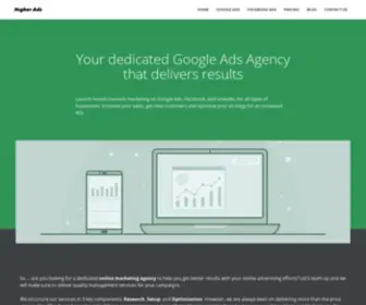 Higherads.com(Google AdWords) Screenshot