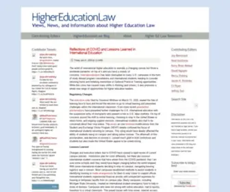 Highereducationlaw.org(Highereducationlaw) Screenshot