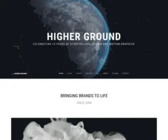 Highergroundcreative.co.uk(Higher Ground) Screenshot