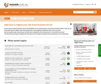 Higherlevel.nl(Voor al je ondernemersvragen en) Screenshot