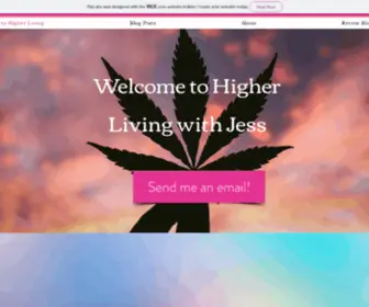 Higherlivingjess.ca(Higher Living with Jess) Screenshot