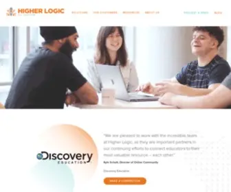 Higherlogic.com(Member and Customer Engagement Platform) Screenshot