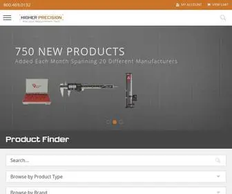 Higherprecision.com(Precision Measurement Tools) Screenshot