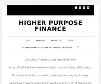 Higherpurposefinance.com(Higher Purpose Finance) Screenshot