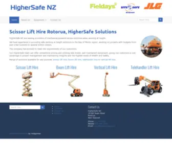 Highersafe.co.nz(Rotorua Scissor Lift Hire) Screenshot