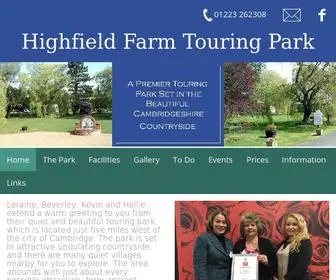 Highfieldfarmtouringpark.co.uk(Highfield Farm Touring Park) Screenshot