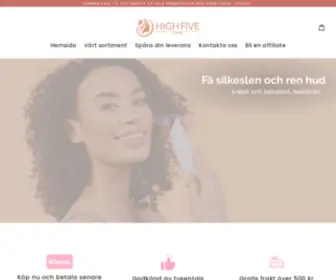 Highfiveskin.se(High Five Skin) Screenshot