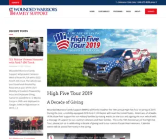 Highfivetour.com(Wounded Warriors Family Support) Screenshot