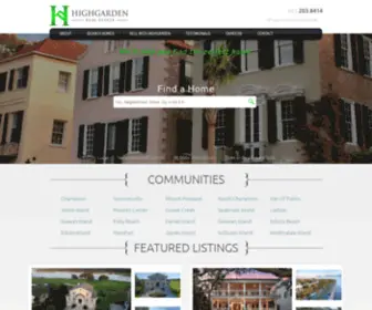 Highgarden-Charleston.com(Higharden Real Estate Charleston) Screenshot