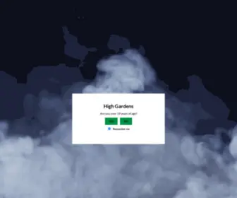 Highgardens.ca(Buy Marijuana Products Online Canada) Screenshot