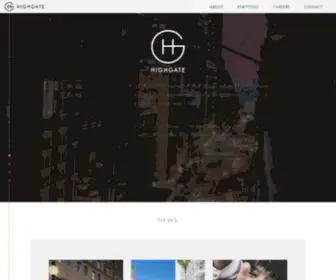 Highgate.com(Real Estate Investment & Hospitality Management) Screenshot