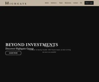 Highgategroup.ca(Highgate Group) Screenshot