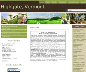 Highgatevt.org(Highgate) Screenshot