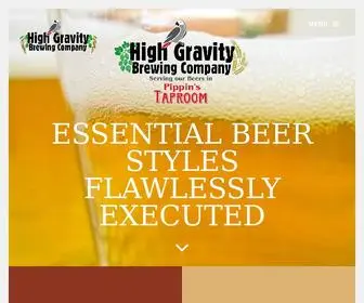 Highgravitybrewingco.com(High Gravity Brewing Company) Screenshot